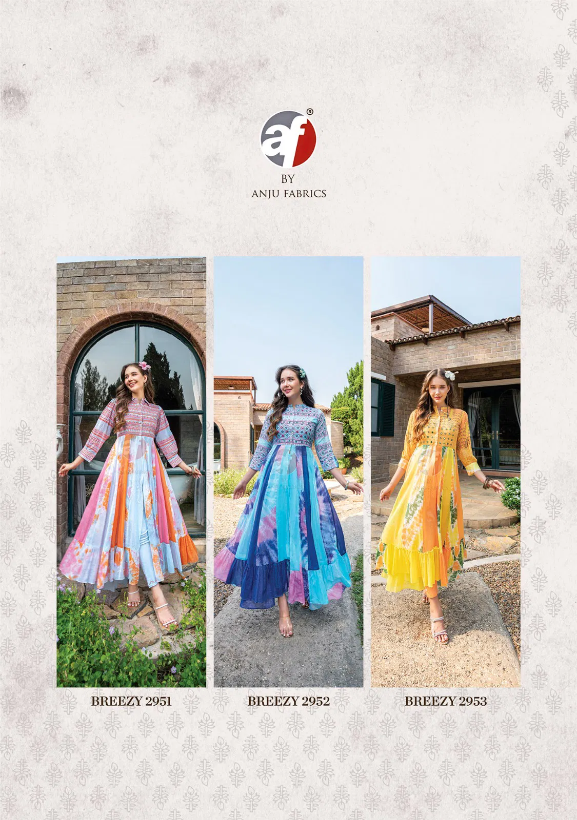 Breezy Vol 2 By Af Pure Mal Cotton Party Wear Kurti With Bottom Wholesale Shop In Surat